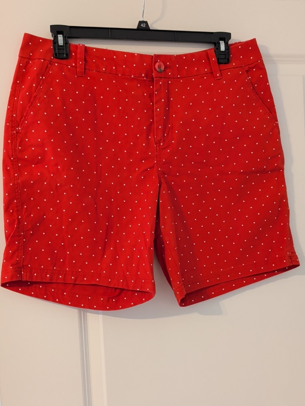 Women's Red Polka Dot Shorts
